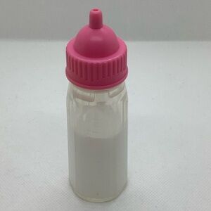 Toy Doll Baby Bottle Clear Pink Disappearing Milk Pretend Play